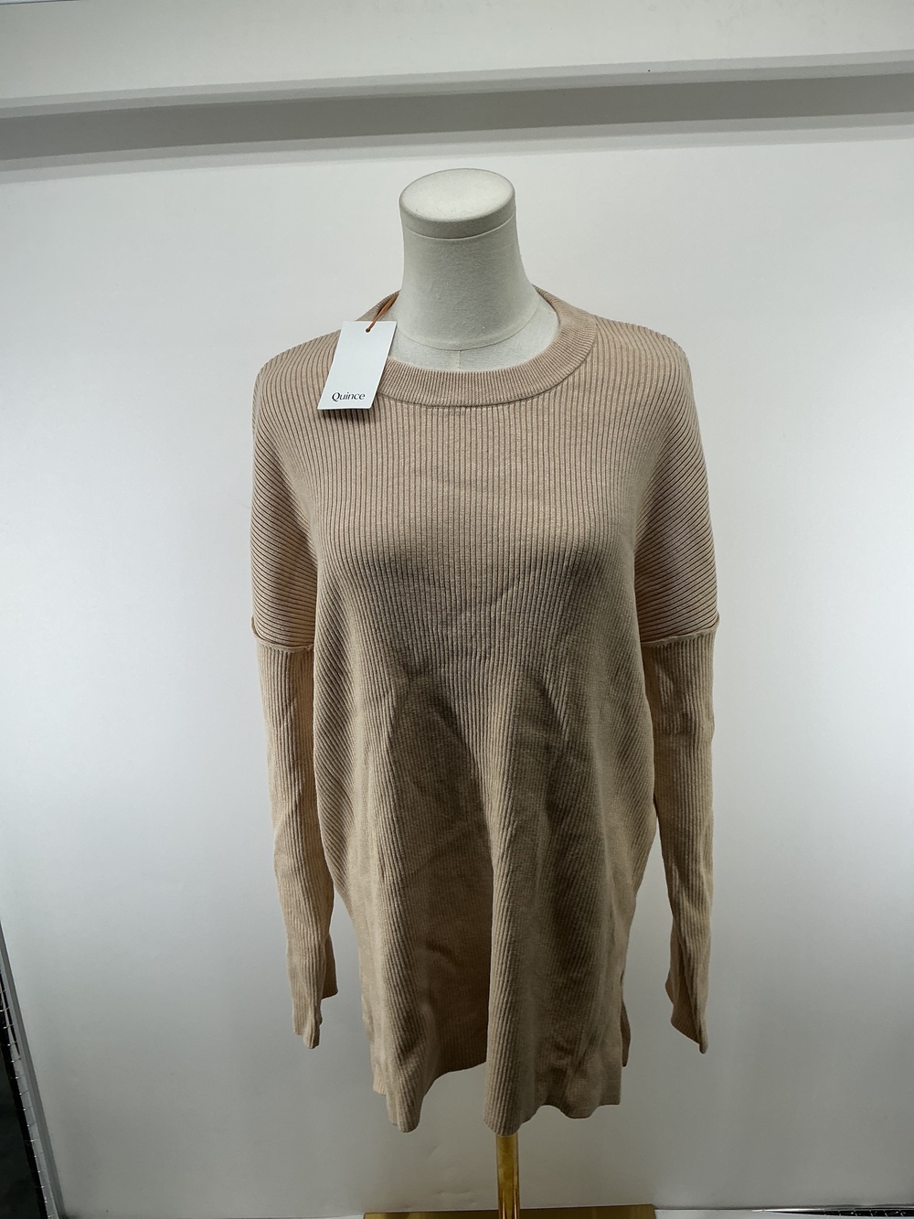 Cotton Cashmere Oversized Maternity Sweater
